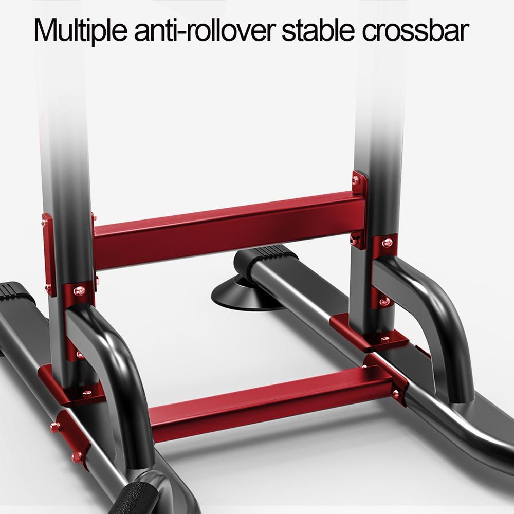 Transer Power Tower Dip Station Pull Up Bar Strength Training With Dumbbell Bench Multi-Function Equipment for Home Gym Indoor Use