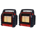 Mr. Heater 18000 BTU Big Buddy Portable Liquid Propane Gas Heater Unit (2 Pack)