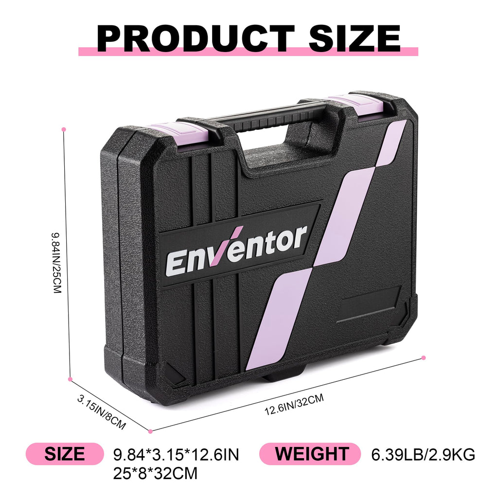 Pink Tool Kit Set for Women, 146PCS General Household Hand Tool Kit with StoraToolbox, Ladies Small Basic Tool Kits for Home Maintenance, DIY Projects