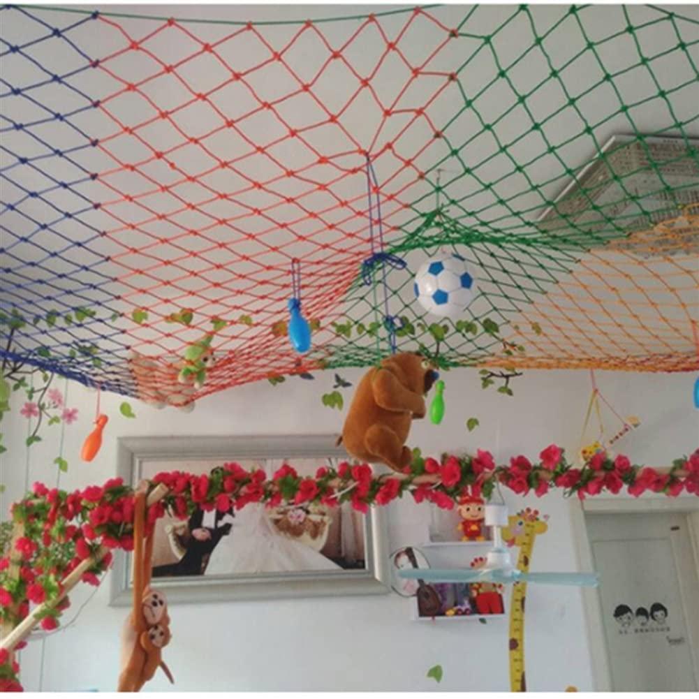 Climbing net Children's Outdoor Climbing net, Polyester Decorative net Protection net, Kindergarten Climbing Development Training net (Size : 12m(37ft))