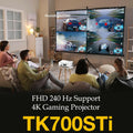 benq tk700sti  4k dlp hdr gaming projector 4k 60hz 16ms  powered by android tv