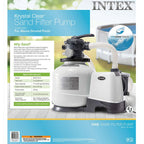 intex above ground pool sand filter pump bundled w/ wall mount automatic skimmer