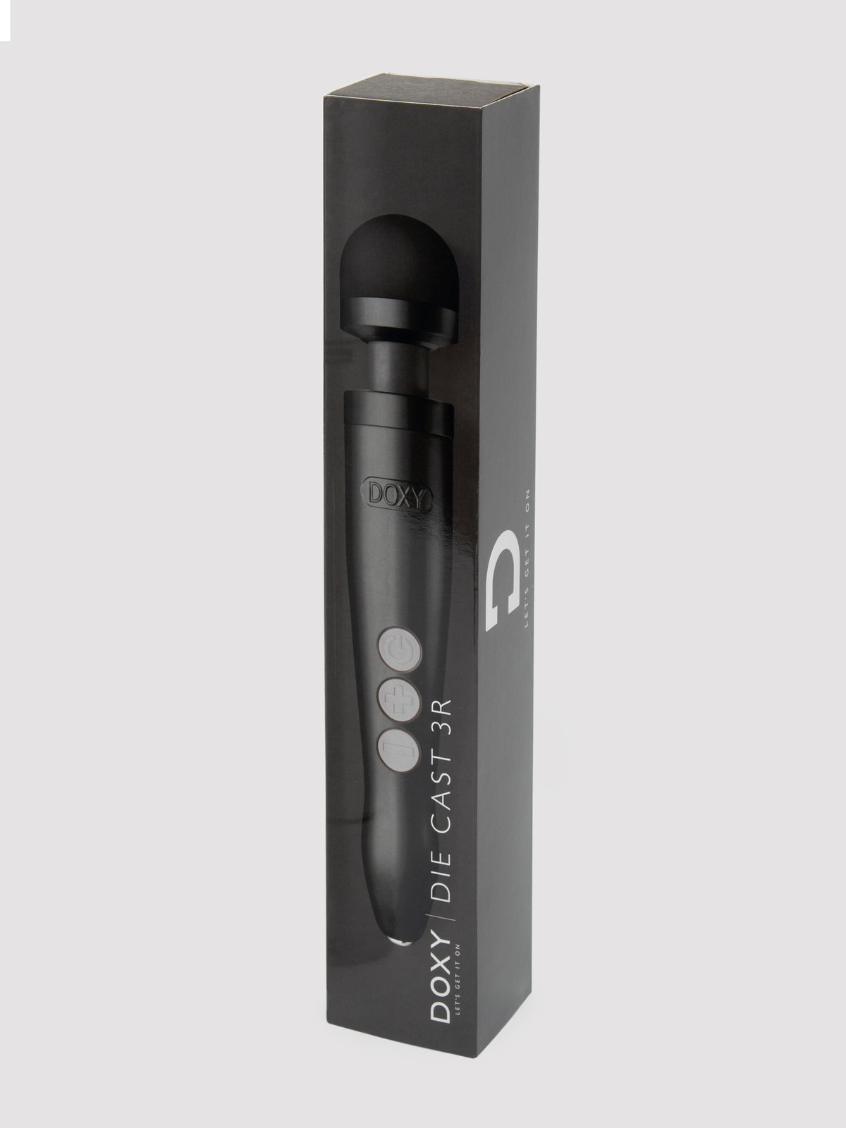 Doxy Die Cast 3R Rechargeable Wand Massager, Black