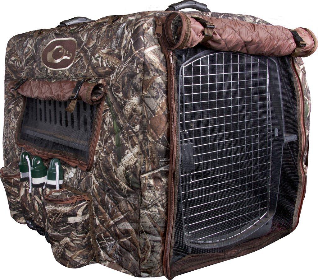 Drake Deluxe Adjustable Realtree Max-5 Kennel Cover, OS