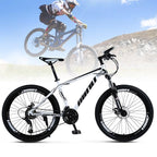 Mad Hornets Unisex MTB Mountain Bike 26 In. Wheels 21 Speed Bicycle Disc Black