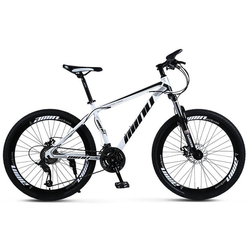 Mad Hornets Unisex MTB Mountain Bike 26 In. Wheels 21 Speed Bicycle Disc Black