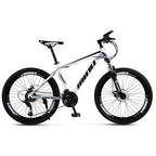 Mad Hornets Unisex MTB Mountain Bike 26 In. Wheels 21 Speed Bicycle Disc Black