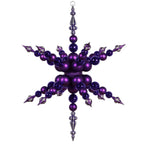 43" Purple Commercial Shatterproof 3D Snowflake Christmas Ornament