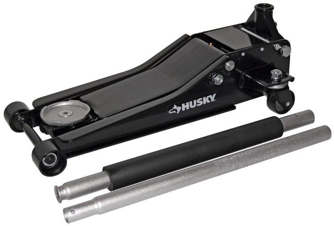 Low Profile Floor Jack w/ Speedy Lift 3-Ton Dual Pump  Rust Resistant