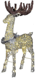Light-Up LED Buck with Sparkle Rings Outdoor Decoration