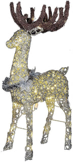 Light-Up LED Buck with Sparkle Rings Outdoor Decoration