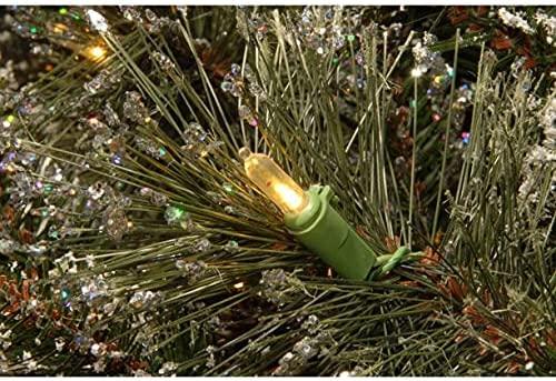 Joedot Clear Prelit Incandescent Green Fir Christmas Tree (Green, 30X30X60 (5'))