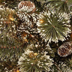 Joedot Clear Prelit Incandescent Green Fir Christmas Tree (Green, 30X30X60 (5'))