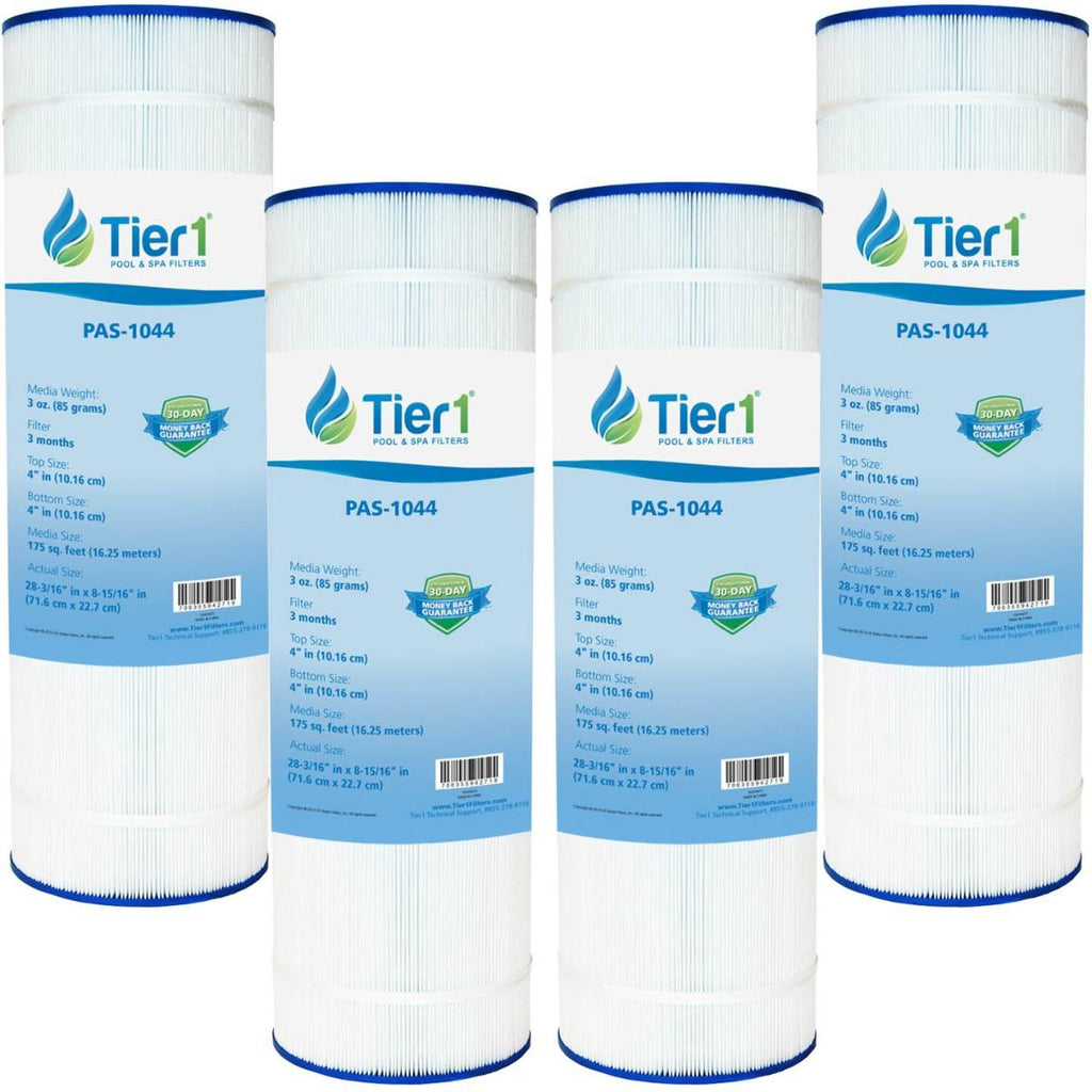 tier1 pool &amp; spa filter replacement for hayward cx1750re, c1900re, starclear plus c8417, filbur fc-1294, pleatco pa175, waterway pro clean 175 pleated filter cartridge 4 pack