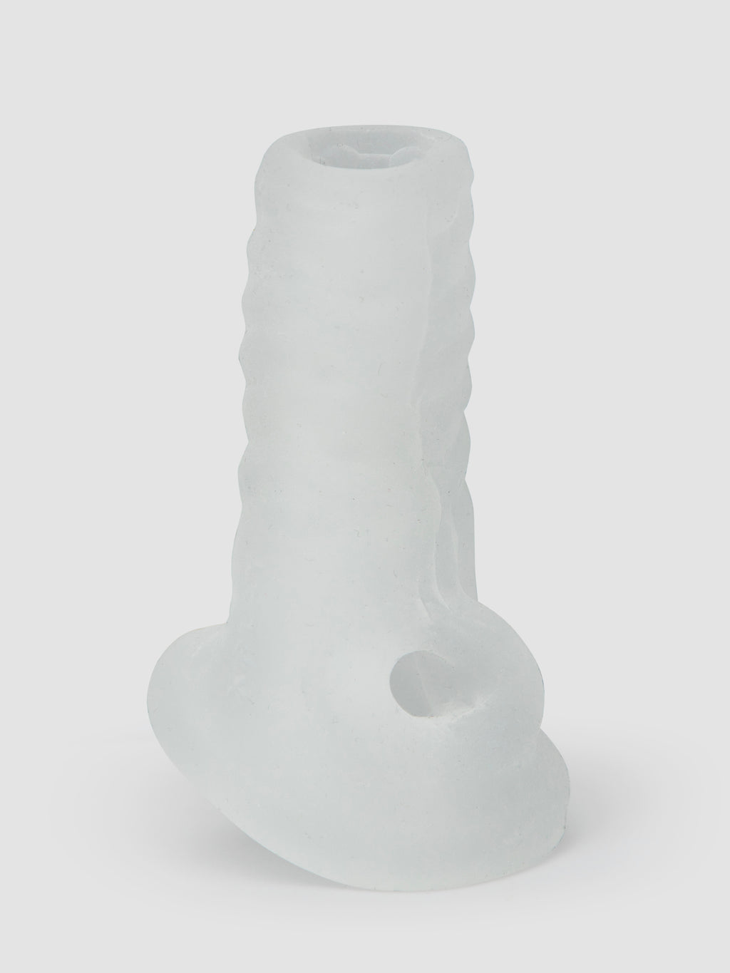 Perfect Fit 4 Inch Open Ended Penis Sleeve With Ball Loop, Clear