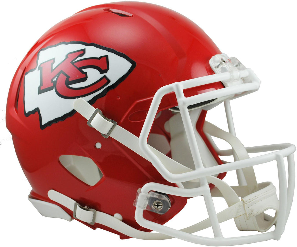 Riddell Kansas City Chiefs Revolution Speed Full-Size Authentic Football Helmet