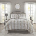 Gracie Mills Zuri 4PC Faux Fur Comforter Set Full/Queen - MP10-6296