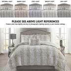 Gracie Mills Zuri 4PC Faux Fur Comforter Set Full/Queen - MP10-6296