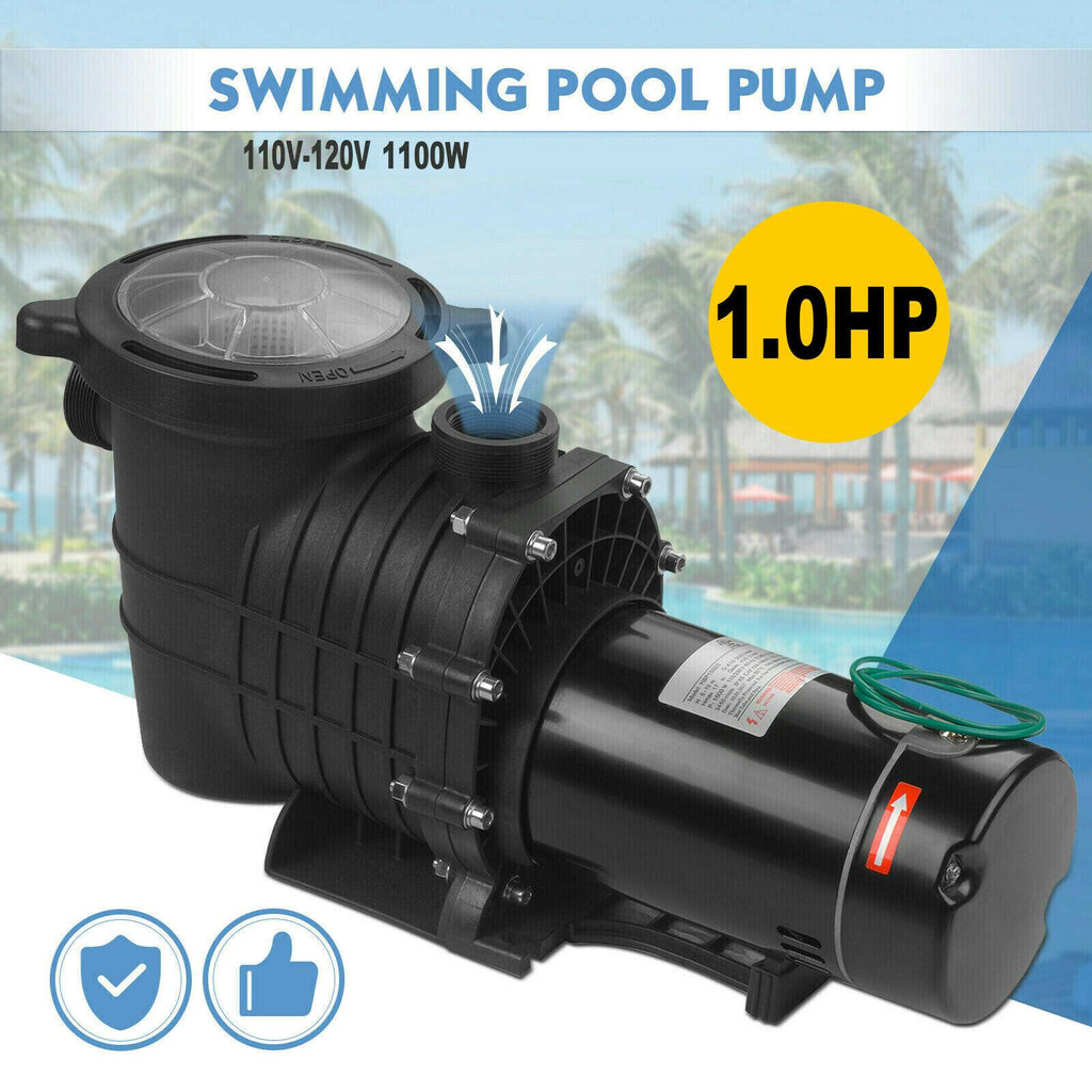 1.0 hp above-ground swimming pool pump motor strainer generic ul certification