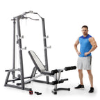 Marcy Pro Home Gym Fitness Deluxe CaSystem Machine with Weight Lifting Bench