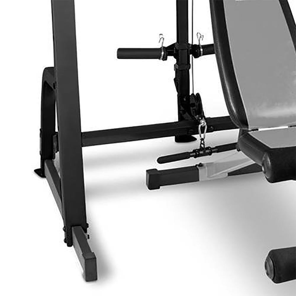 Marcy Pro Home Gym Fitness Deluxe CaSystem Machine with Weight Lifting Bench