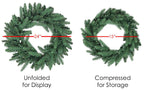 Twinkly TWR050SPP-BUS Special Edition App Controlled Pre-lit Wreath, 50 RGB+W LEDs - Generation II