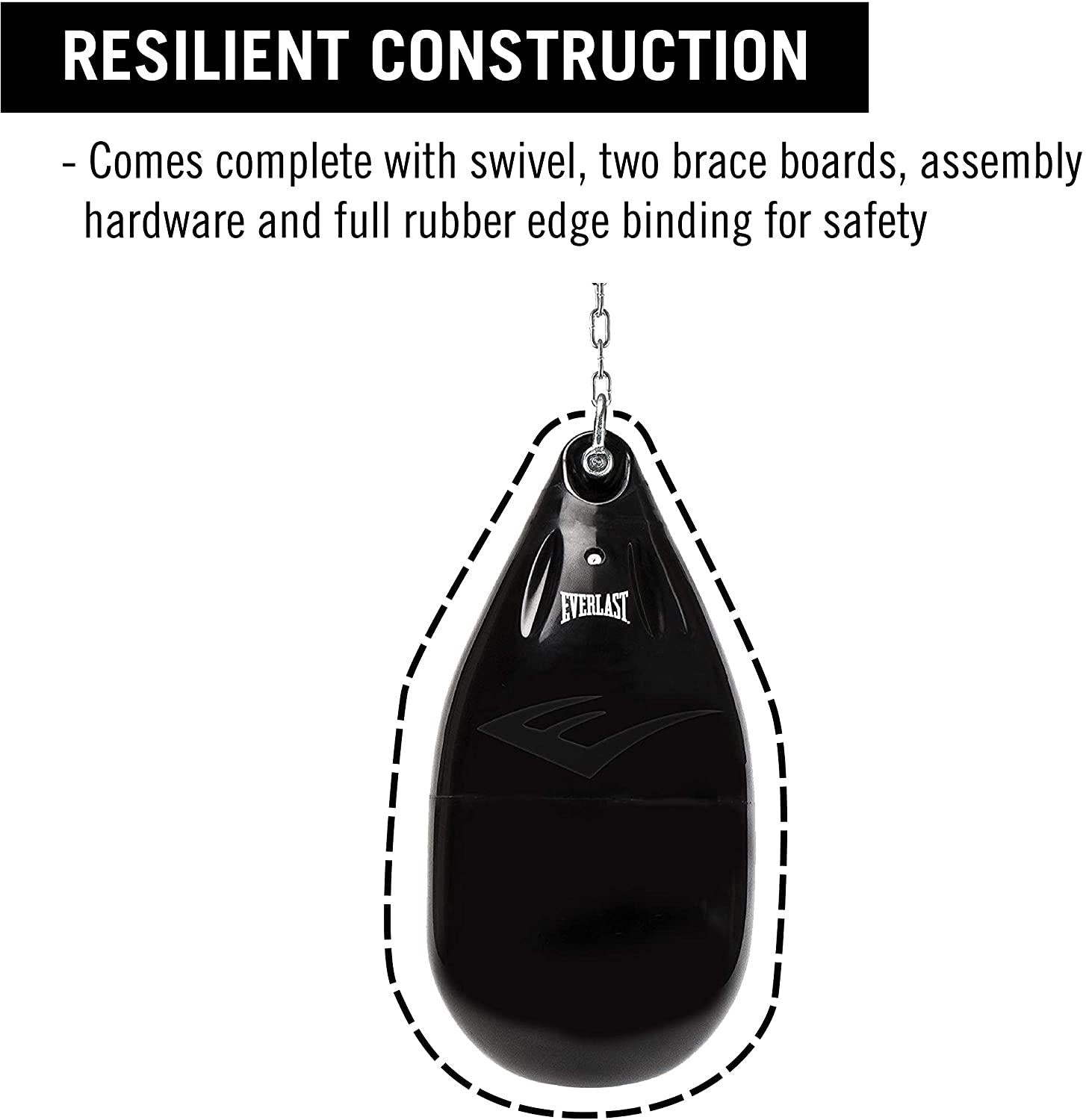 Everlast Hydro Strike Water Bag, 100 Lb., Black, P00000657