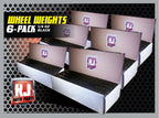 6 - Boxes Black Wheel Weights 1/4 Oz Stick On Adhesive Tape 864 OZ. 3456 Pieces