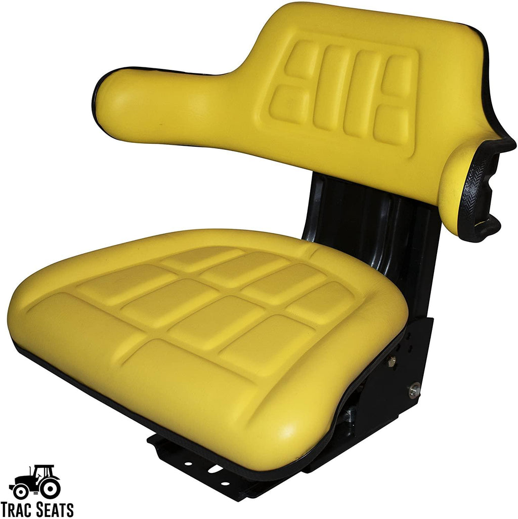 trac seats yellow suspension tractor seat fits john deere 1020,1530,2020,2030,2040,2155, 2280, 5210 brand(same day  - get it fast!! view our transit map)