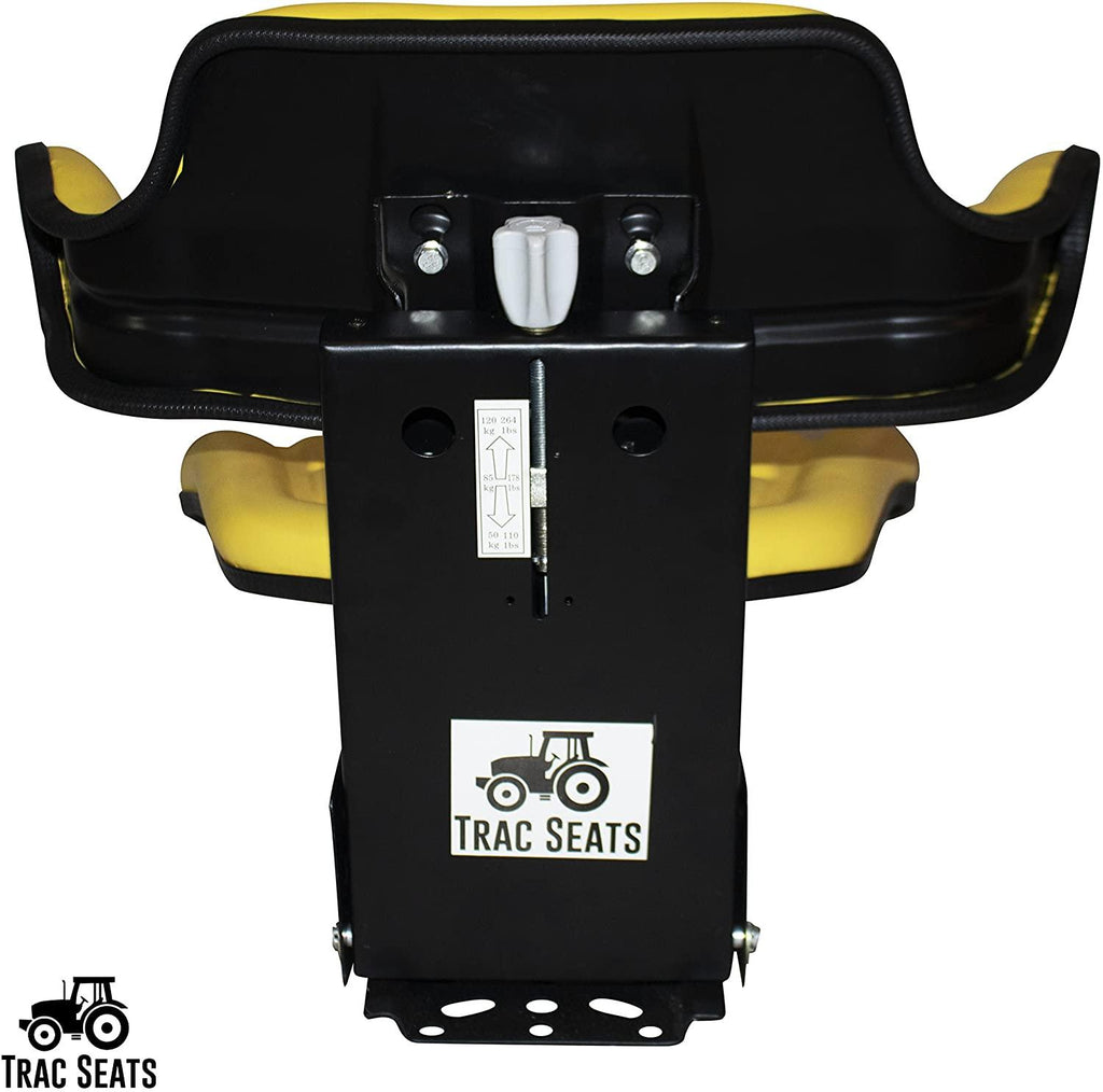 trac seats yellow suspension tractor seat fits john deere 1020,1530,2020,2030,2040,2155, 2280, 5210 brand(same day  - get it fast!! view our transit map)