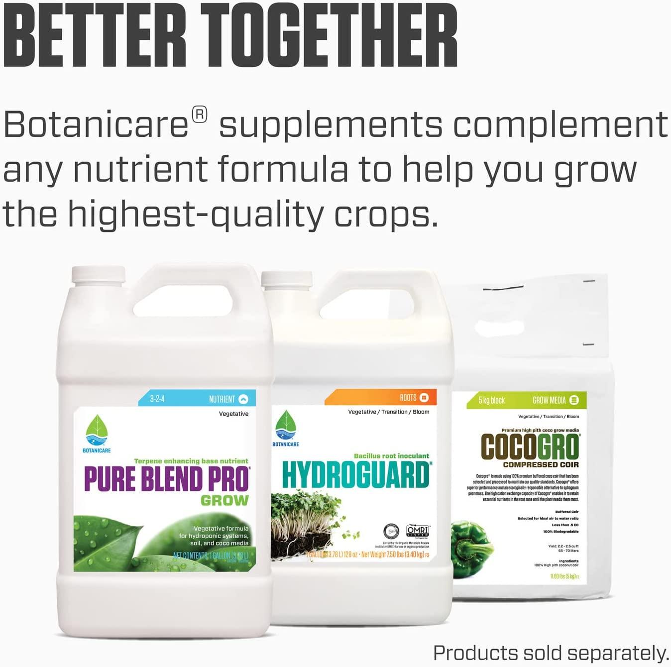 botanicare hgc732125 cal-mag plus, a calcium, magnesium, and iron plant supplement, corrects common plant deficiencies, add to water or use as a spray, 2-0-0 npk, 5 gallon