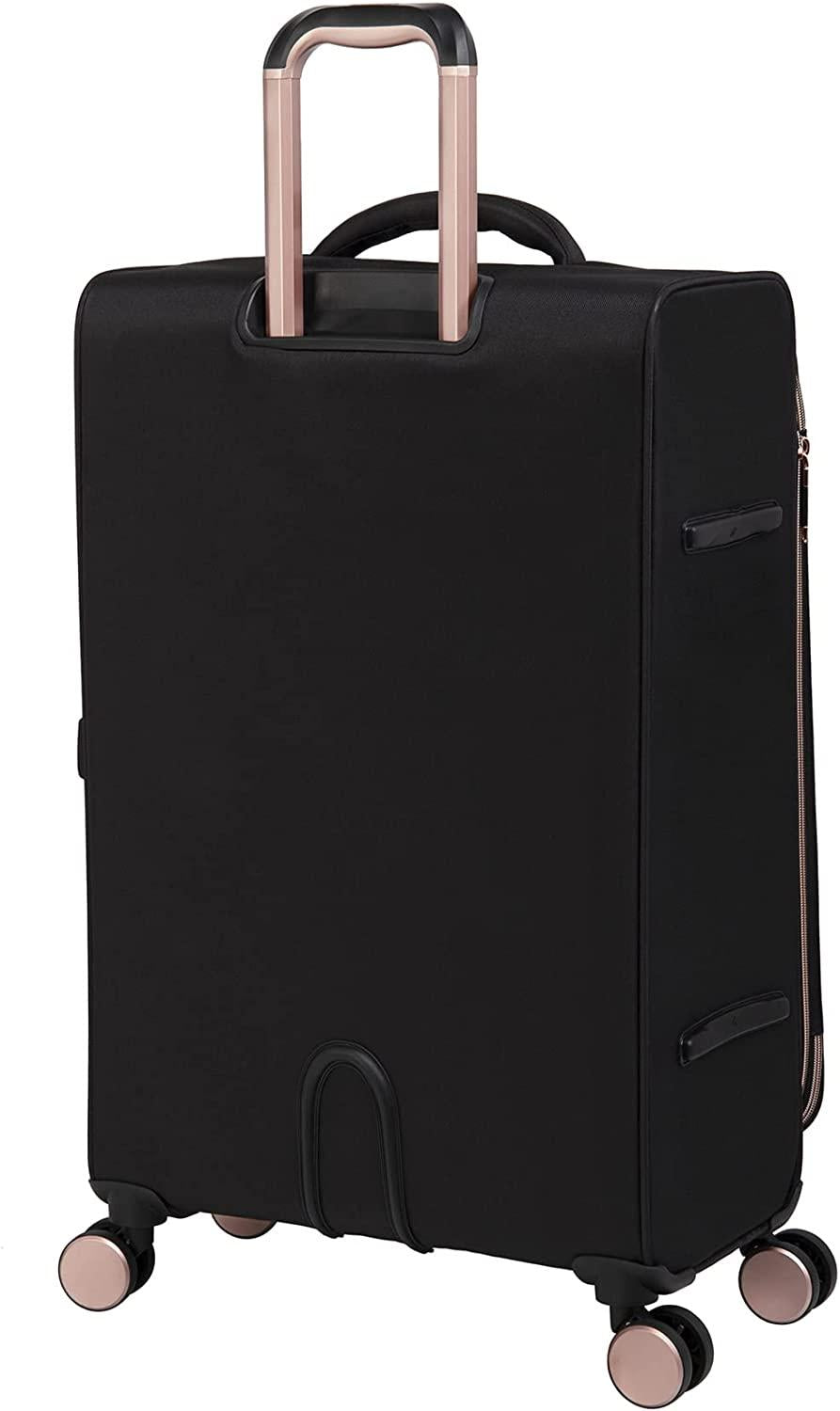 Divinity II 32" Softside Checked 8 Wheel Spinner, Black