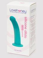 Lovehoney Curved Silicone Suction Cup Dildo 8 Inch, Green