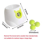 AZLZM Ball Launcher for Dogs Automatic Throw Ball Serve Ball Thrower Ball Machine