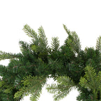 Pre-Lit Woodcrest Pine Artificial Christmas Wreath - 48-Inch, Clear Lights