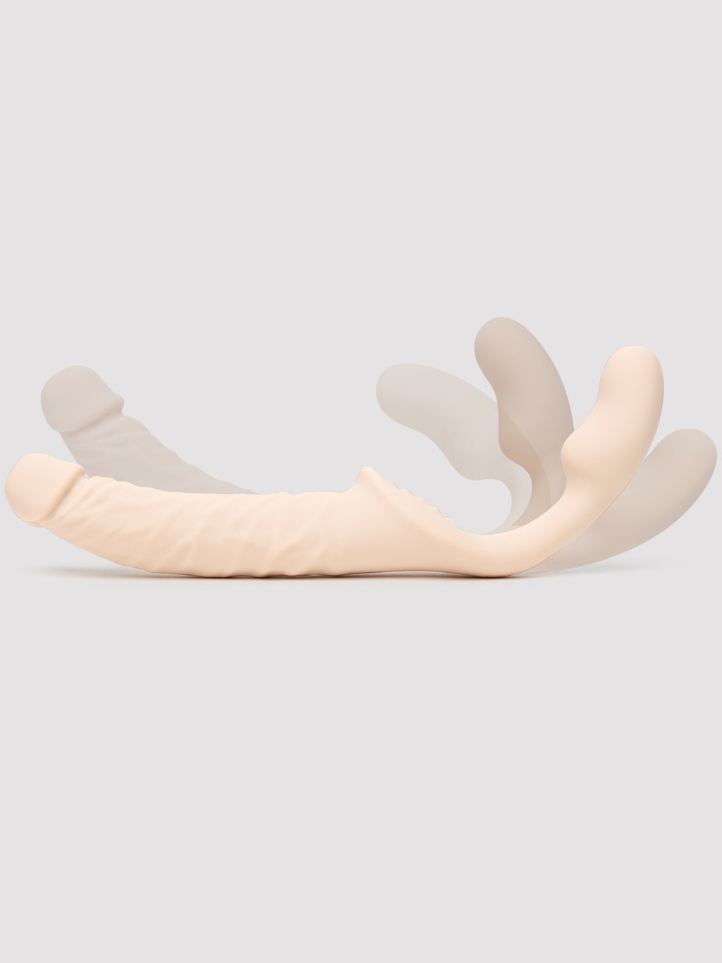 Lifelike Lover Luxe Posable Realistic Silicone Strapless Strap-On, Flesh Pink