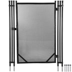 vevor swimming pool security fence pool fence 4' x 12/48/72/96' &amp; 4' x 12' door
