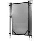 vevor swimming pool security fence pool fence 4' x 12/48/72/96' &amp; 4' x 12' door