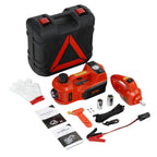 Electric 12V Car Jack 5 Ton Floor Jack Lift w/ Impact Wrench &Tire Inflator Pump