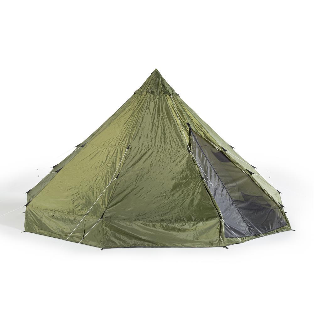 OmniCore s Deluxe 12-Person 18 ft. x 18 ft. TeePee with Vented Roof