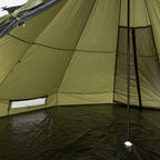 OmniCore s Deluxe 12-Person 18 ft. x 18 ft. TeePee with Vented Roof