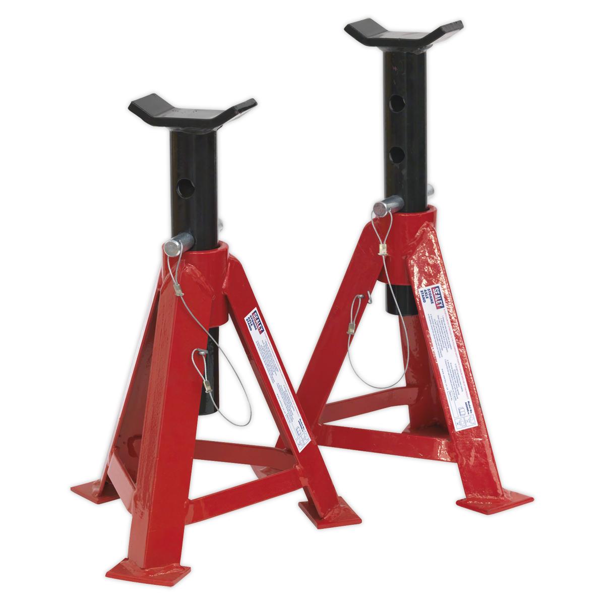 AS5000 Sealey Axle Stands 5tonne Capacity per Stand 10tonne per Pair