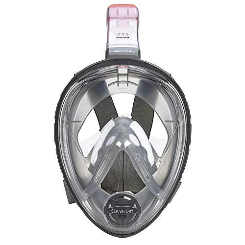 Head Mares Head Sea Vu Dry Full Face Snorkeling Mask, Large/X-Large