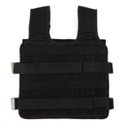 30KG Exercise Loading Weight Vest Boxing Running Sling Weight Training Workout Fitness Adjustable Waistcoat Jacket Sand Clothing(Weight Not Included)
