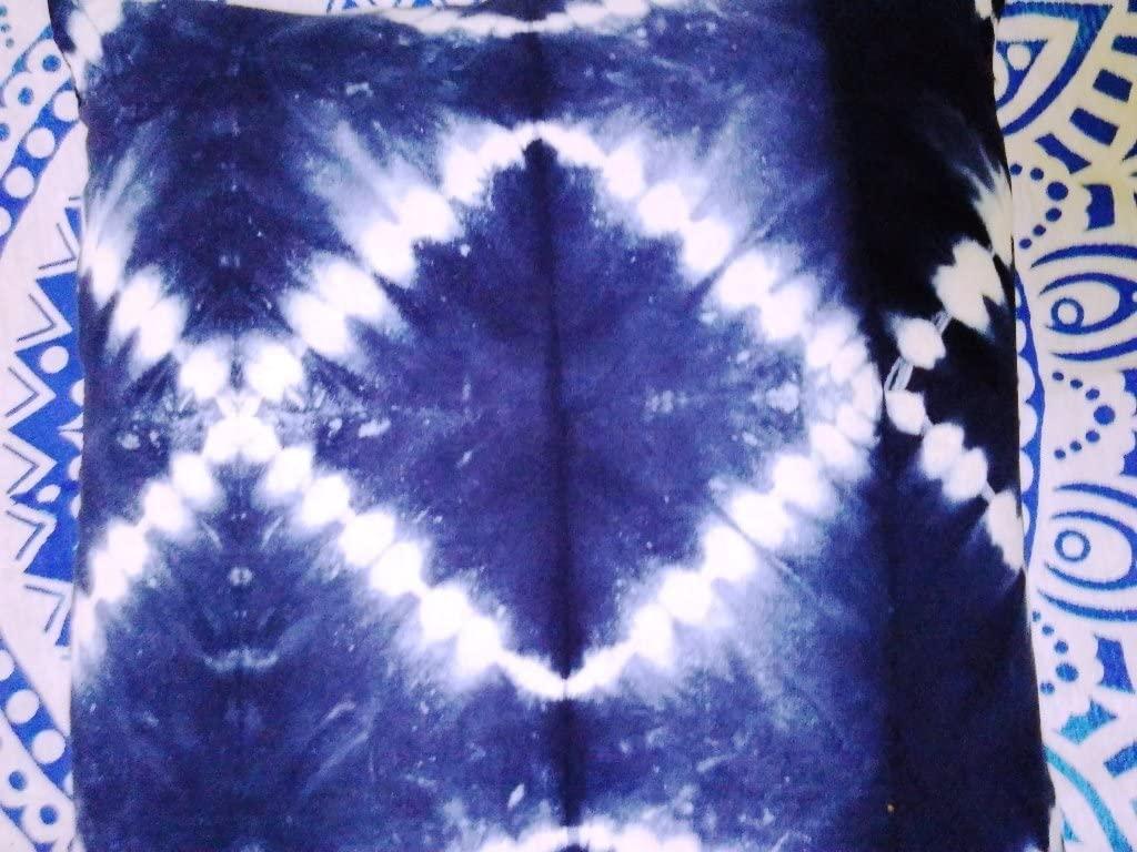 Indigo Colour, Decorative Cotton Throw, Shibori Sofa Pillow Cases, Tie Dye Shibori Cushion Covers, Bohemian Pillow Shams Outdoor Cushion Cover 16x16 (50)