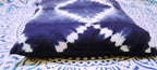 Indigo Colour, Decorative Cotton Throw, Shibori Sofa Pillow Cases, Tie Dye Shibori Cushion Covers, Bohemian Pillow Shams Outdoor Cushion Cover 16x16 (50)