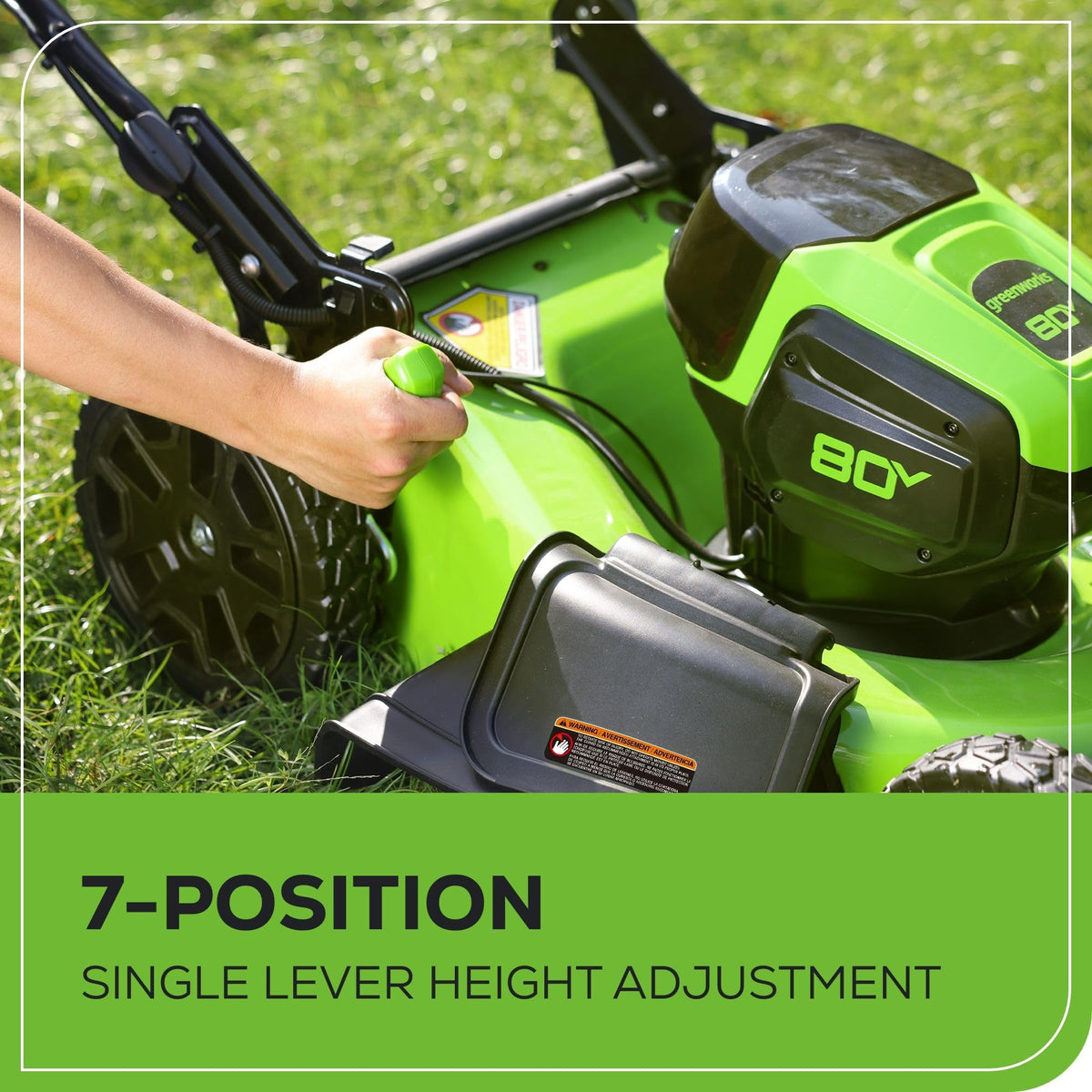 80V 21" Brushless Cordless (Push) Lawn Mower (75+ Compatible Tools), (2) 2.0Ah Batteries and 30 Minute Rapid Charger Included