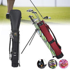 Golf Stand Bag , Durable Pitch Golf Carry Bag with Travel Shoulder Multiple StoraPouch Easy to Carry