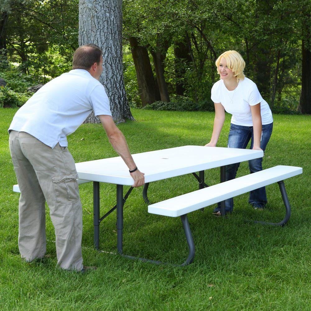 57 in. x 72 in. Folding Picnic Table