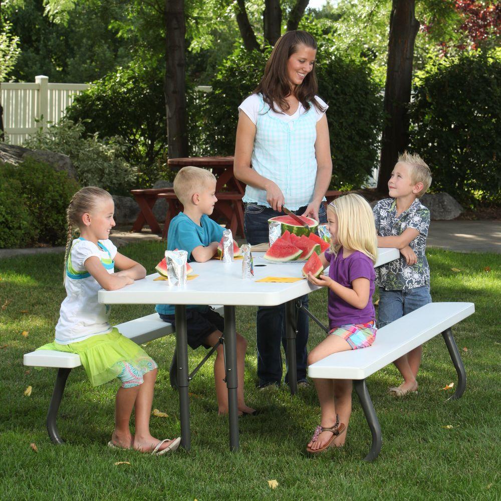 57 in. x 72 in. Folding Picnic Table